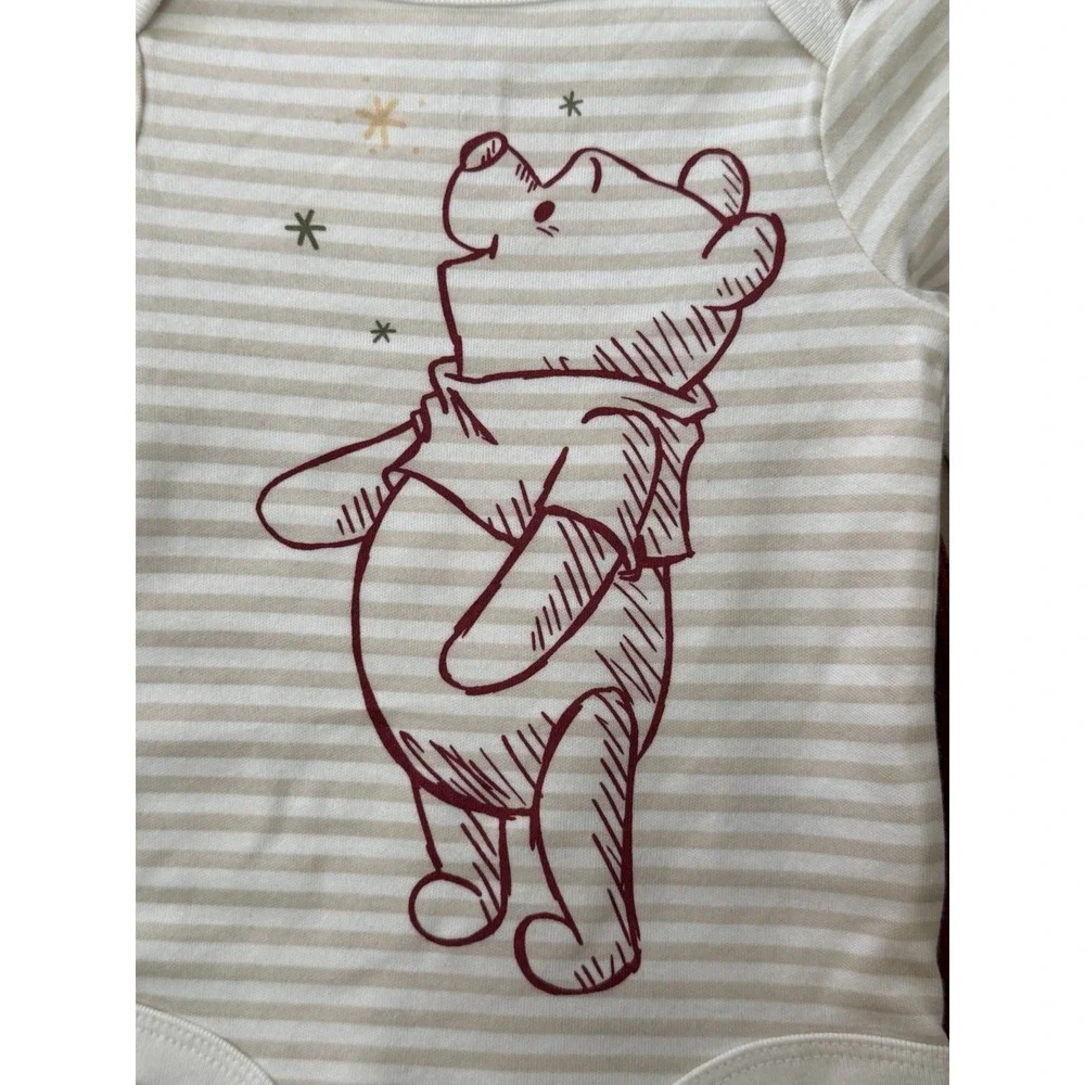 Disney Baby Winnie the Pooh 2-Piece Set Long Sleeve with Matching Pants Size 0-3 - Picture 2 of 6